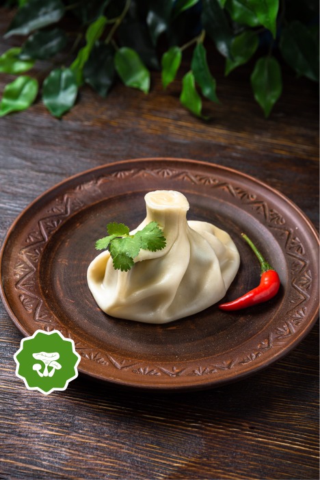 Хинкали с грибами отварные Минимальный заказ от 3 шт